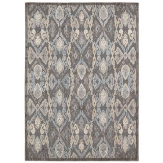 Rug Squared Princeton Taupe Patterned Area Rug (79 x 99)  