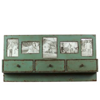 Green Wooden Shelf Picture Frame  ™ Shopping   Great Deals