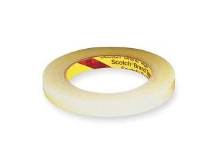 SCOTCH 681 Carton Tape,UPVC,Clear,1/2 In. x 72 Yd.