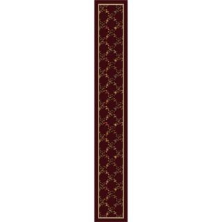 Milliken Red Tufted Runner (Common 2 ft x 16 ft; Actual 2.333 ft x 15.5 ft)