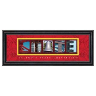 Framed Letter Wall Art   Illinois State University   24W x 8H in.