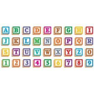 Trend 3 d Block Style 4" Ready Letters   4"   Assorted (T79851)