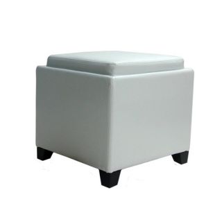 Armen Living Storage Ottoman with Tray
