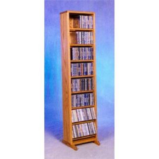 Wood Shed 806 12 Solid Oak Dowel Cabinet for CDs