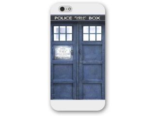 Onelee   Customized White Frosted iPhone 6 4.7 Case, Doctor Who Tardis Blue Police Call Box iPhone 6 case, Only fit iPhone 6(4.7 Inch)