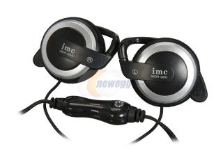 IMC Q50 3.5mm Connector Circumaural Black Stereo Headset with Build in Microphone