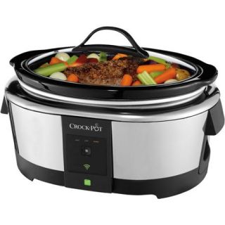 Crock Pot 6 Quart wi fi controlled Smart Slow Cooker enabled by WeMo