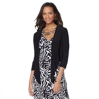 Slinky® Brand Cropped Tie Front Jacket   8030802
