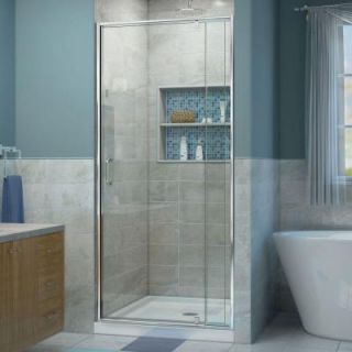 DreamLine Flex 28 to 32 in. x 72 in. Framed Pivot Shower Door in Chrome SHDR 22287200 01