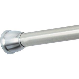 InterDesign Forma Ultra Shower Curtain Tension Rod, Brushed Stainless Steel