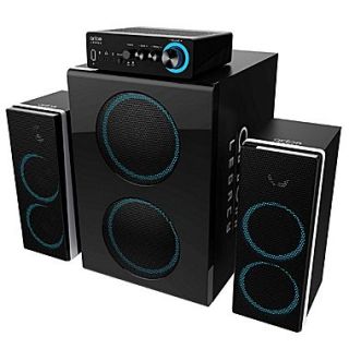 Eagle Tech Arion Legacy 3 Piece Deep Sonar 750 Bone Crushing Bass PC Speakers Set w/Dual Subwoofers