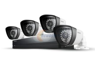 Refurbished SAMSUNG SDS P3042n 4 Channel 960H Security System w/ 500GB Hard Drive, 4 720TVL  Cameras, and 82' Night Vision