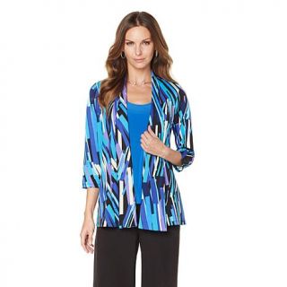 Slinky® Brand Printed Swing Jacket with Pockets   7972189