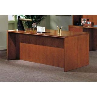 Forte 66 in. Desk Shell (72 in. Honey Cherry)