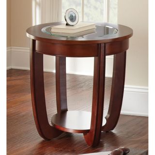 Greyson Living Lancaster Cherry Round End Table   Shopping