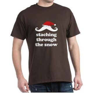  Big Men's Staching Through the Snow T Shirt