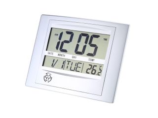 Multi function Electronic Temperature Meter Digital Calendar Wall Clock Alarm Clock