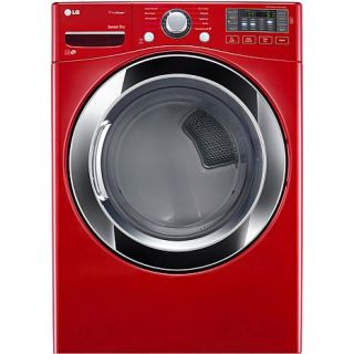 LG 7.4 Cu. Ft. Ultra Large High Efficiency Gas Dryer with TrueSteam Technology   Wild Cherry Red   7884546