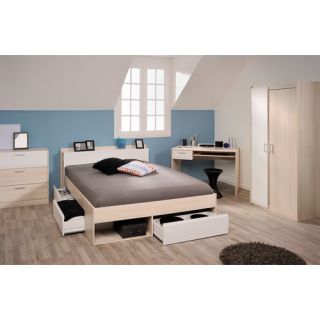Parisot Most Full Wood Storage Panel Bed