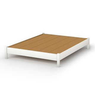 South Shore Furniture Step One Pure White Full Platform Bed
