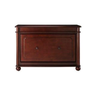 Home Decorators Collection Essex 23 in. H Suffolk Cherry Shoe Cabinet 1069610920