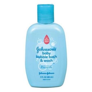 JOHNSON'S Baby Bubble Bath & Wash 3 oz (Pack of 3)