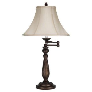 Cal Lighting Traditional Metal Table Lamp with swing arm