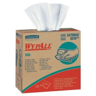 WYPALL X60 White Pop Up Wipers (126 Box) KCC 34790