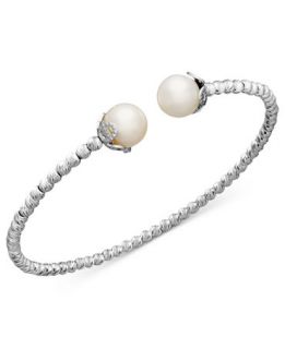 Pearl Bracelet, Sterling Silver Cultured Freshwater Pearl Sparkle