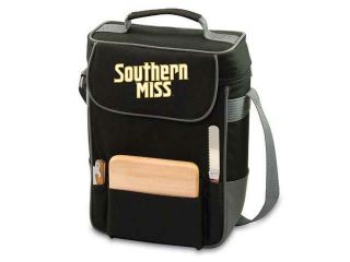 Picnic Time PT 623 04 175 742 0 Southern Mississippi Golden Eagles Duet Compact Picnic Tote in Black