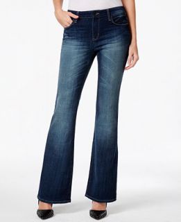 DKNY Jeans Flare Leg Park Wash Tint Jeans   Pants & Capris   Women