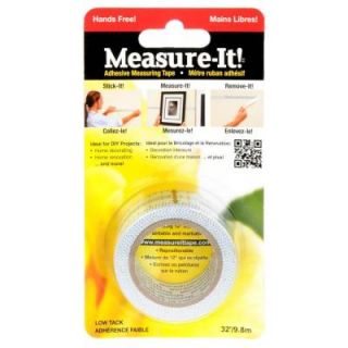 Measure It 1 in. x 10 yds. Adhesive Measuring Tape MIT32