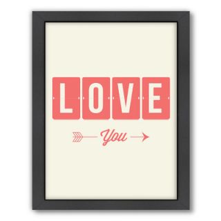 Motivated Love You Flip Framed Textual Art by Americanflat