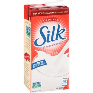 Silk Original All Natural Soymilk, 32 fl oz, (Pack of 6)