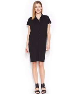 Eileen Fisher Button Down Soft Shirt Dress   Dresses   Women