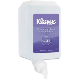 Kleenex Ultra Moisturizing Foam Hand Sanitizer, 1,000 ml, Clear, 6pk