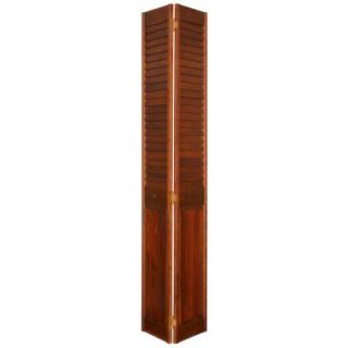 Home Fashion Technologies Louver/Panel MinWax Red Oak Solid Wood Interior Closet Bi fold Door 1252880215