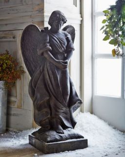 Rustic Stone Angel Statue