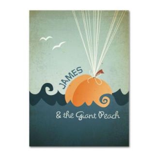 Trademark Fine Art 16 in. x 24 in. James and the Giant Peach Canvas Art MR0015 C1624GG