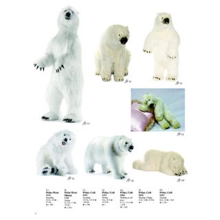 Hansa Toys Life Size Walking Polar Bear Stuffed Animal