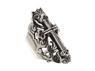 King Baby Studio Traditional Cross Finger Ring Sterling Silver