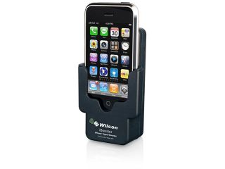 Wilson Electronics iBooster Cell Phone Signal Cradle Booster for iPhone w/ Built In Charger – for Single User (805201)