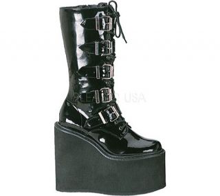 Womens Demonia Swing 220   Black Patent