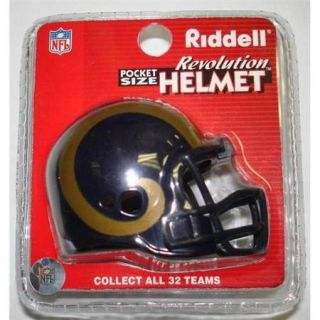 Creative Sports RPR RAMS St. Louis Rams Riddell Revolution Pocket Pro Football Helmet