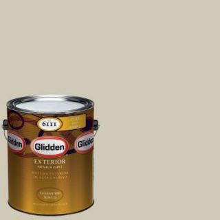 Glidden Premium 1 gal. #HDGWN53U Frosted Almond Flat Latex Exterior Paint HDGWN53UPX 01F