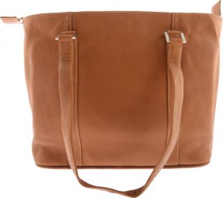 Womens Piel Leather Computer Tote Bag 2470   Saddle Leather