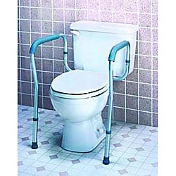 Carex Toilet Safety Frame Brown Box Packaging