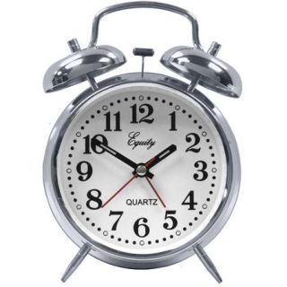 La Crosse Technology Equity Analog Twin Bell Alarm Clock