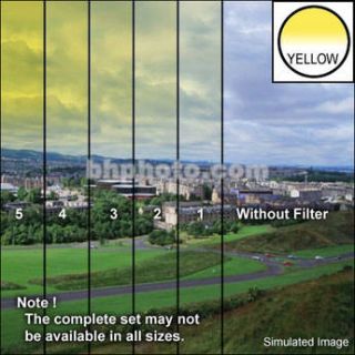 Tiffen  4.5" Yellow 1 Glass Filter 412Y1