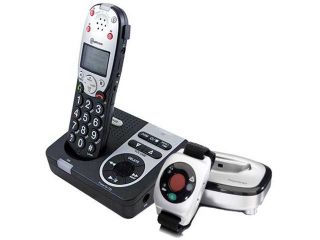 PT725 Amplified DECT Cordless Phone with Answering Machine and Wrist Shaker